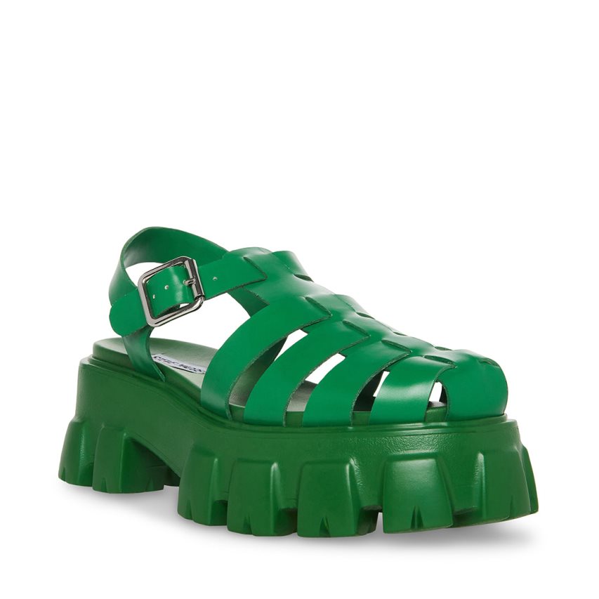 Sandalias de Plataforma Steve Madden Echo Mujer Verde | ES VL03ES